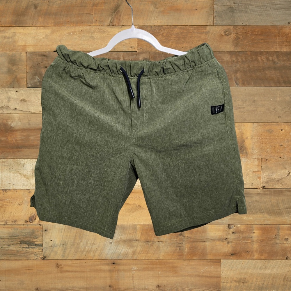 Lucky Brand‎ Olive Green Pull-On Shorts Size L (14/16) Stretch Casual